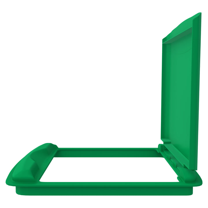 Rev-A-Shelf 50 qt. Trash Can Replacement Lid, Green (Lid Only), RV-50-LID-G-1-40