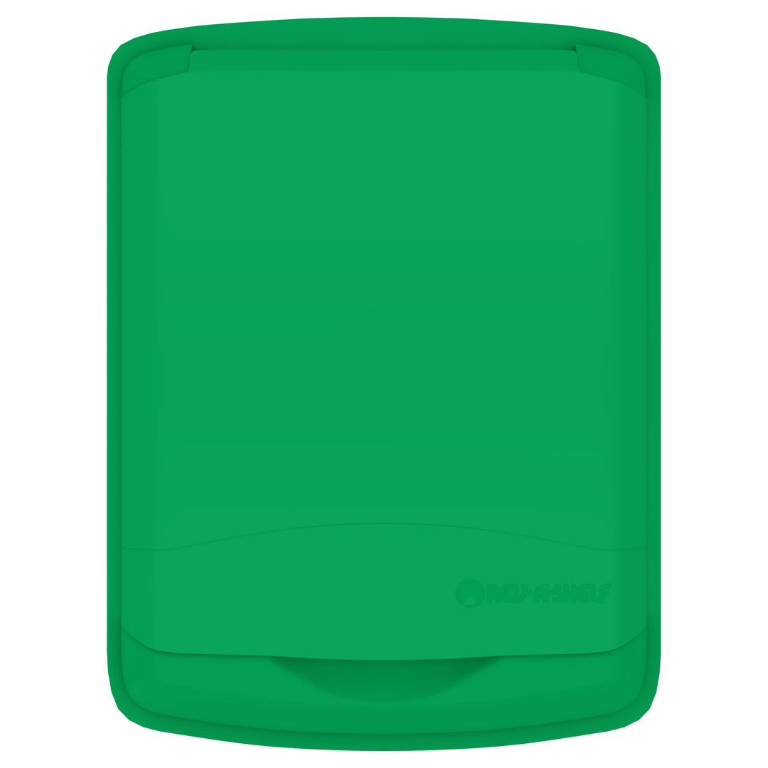 Rev-A-Shelf 50 qt. Trash Can Replacement Lid, Green (Lid Only), RV-50-LID-G-1-40