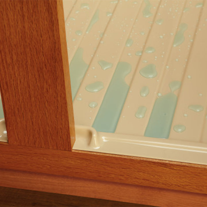 Rev-A-Shelf Under Sink Base Drip Tray Cabinet Accessory, Gray, SBDT-3942-OG-1