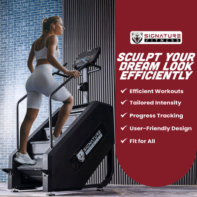 Signature Fitness Continuous Climber Gym Equipment Stair Stepper (For Parts)