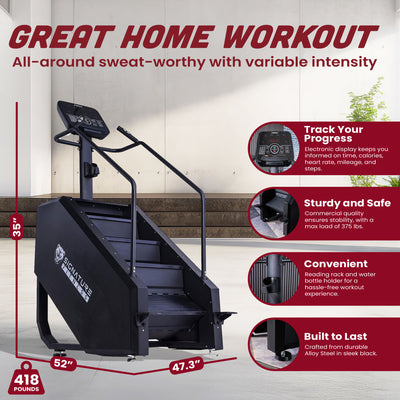 Signature Fitness Continuous Climber Gym Equipment Stair Stepper (For Parts)