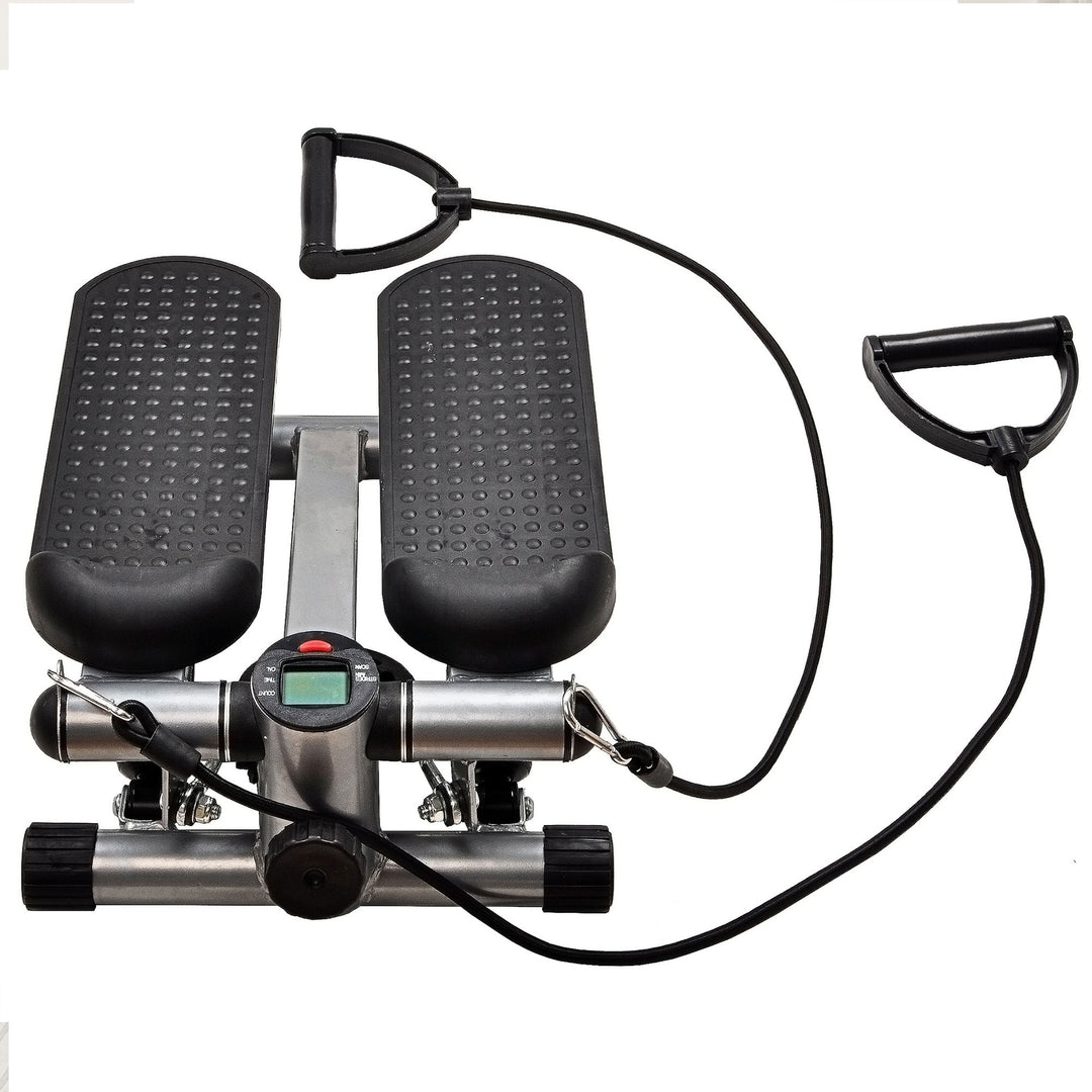 BalanceFrom Fitness Adjustable Mini Stepper w/LCD Monitor & Res Bands (Open Box) - VMInnovations