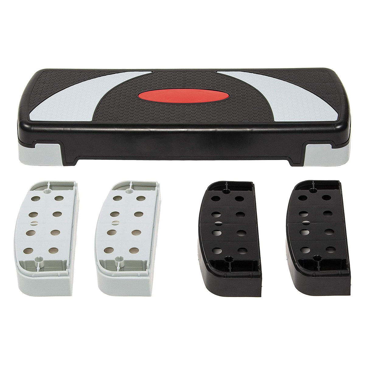 BalanceFrom Adjustable Workout Aerobic StepPlatform Trainer Gray/Black(Open Box)