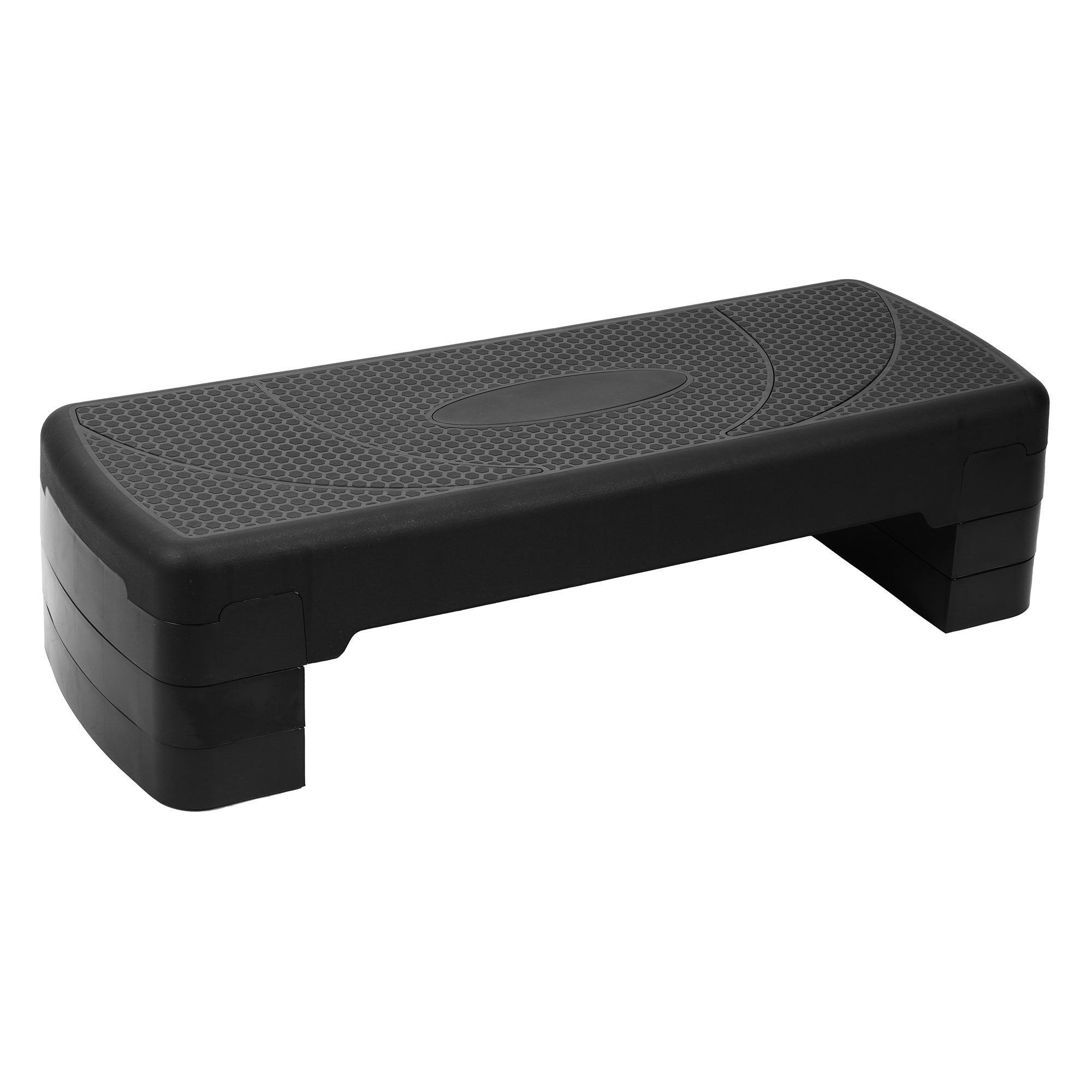 BalanceFrom Fitness Adjustable Workout Aerobic Step Platform Trainer w/Raisers