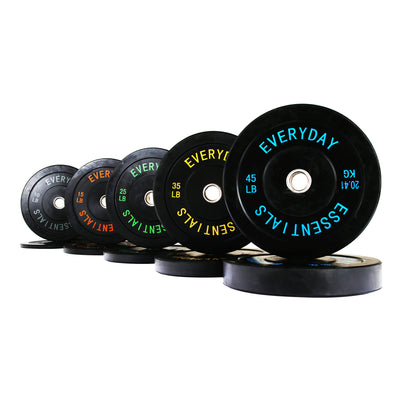 BalanceFrom Everyday Essentials 25 Pound Olympic Weight Plate, 1 Pair, Black - VMInnovations