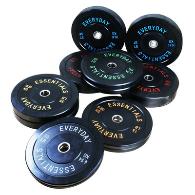 BalanceFrom Everyday Essentials 25 Pound Olympic Weight Plate, 1 Pair, Black - VMInnovations
