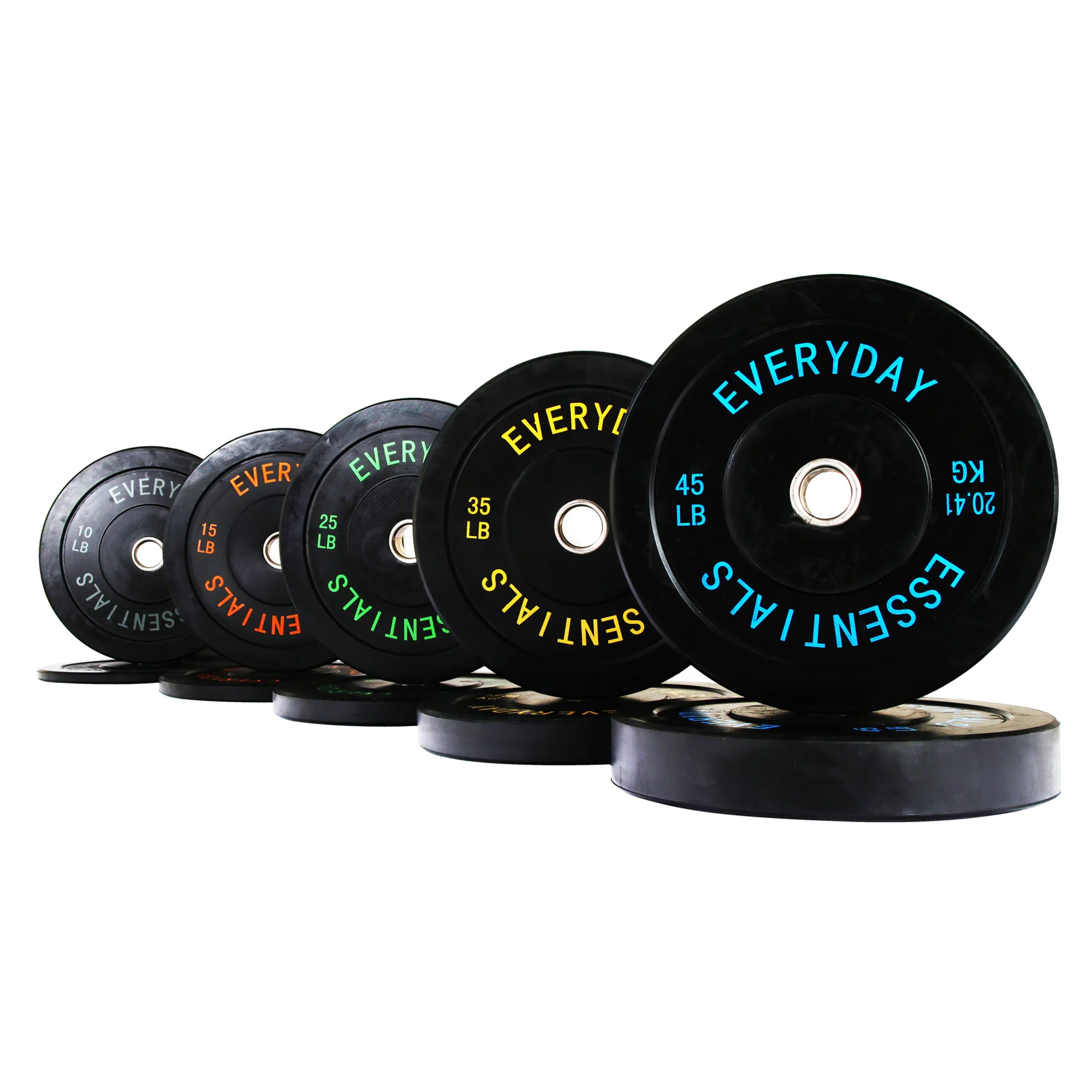 BalanceFrom Everyday Essentials 35lb Olympic Weight Plate, Pair, Black(Open Box) - VMInnovations