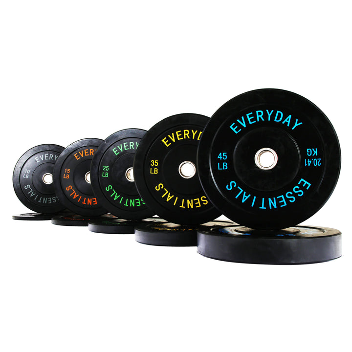 BalanceFrom Everyday Essentials 35lb Olympic Weight Plate, Pair, Black(Open Box)