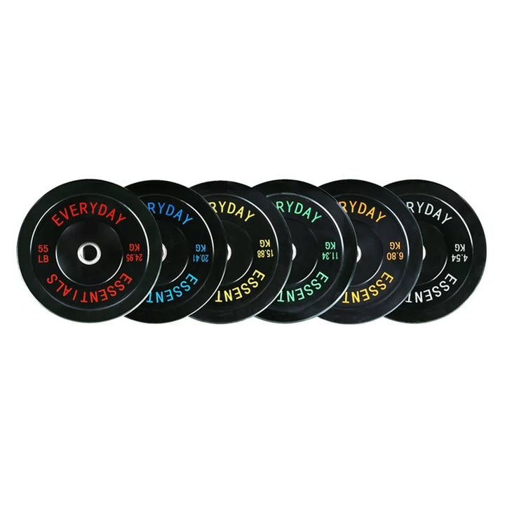 BalanceFrom Everyday Essentials 35lb Olympic Weight Plate, Pair, Black(Open Box)