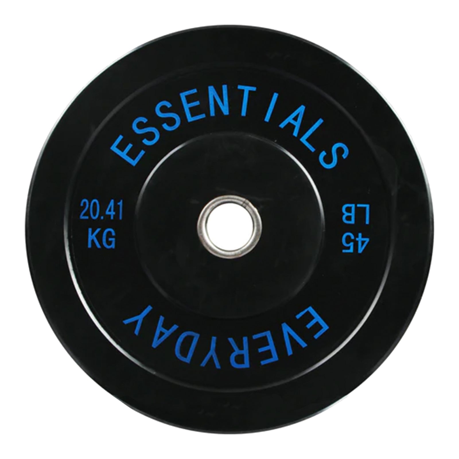 BalanceFrom Everyday Essentials 45 Pound Olympic Weight Plate, 1 Pair, Black - VMInnovations