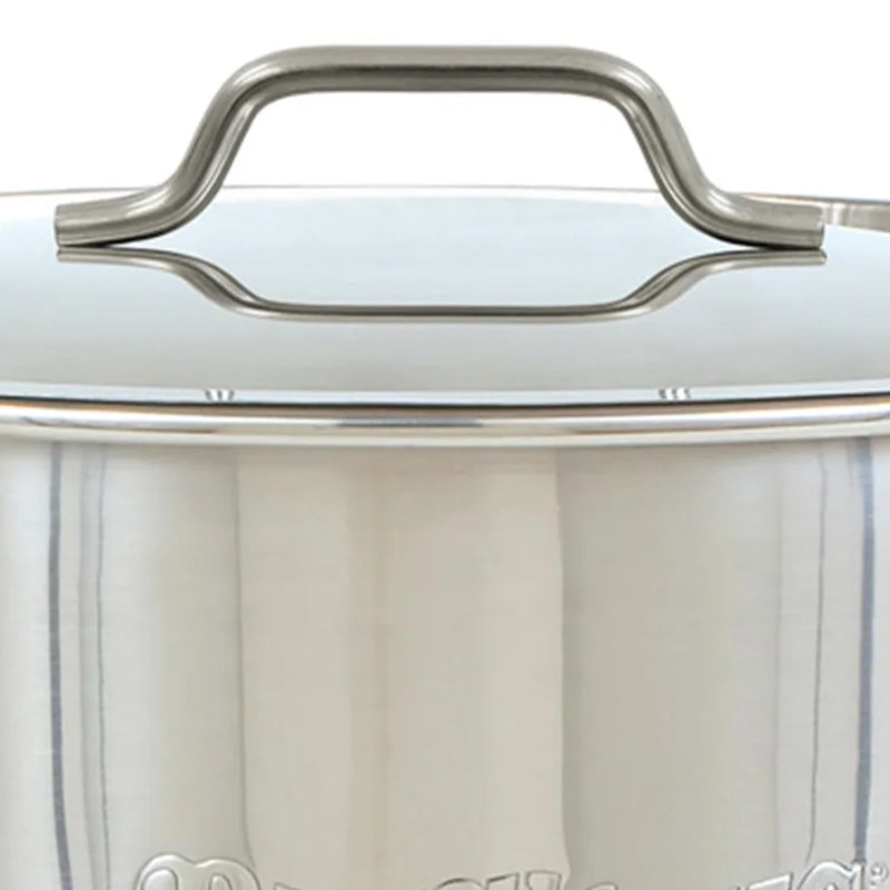 Bayou Classic 20 Qt Economy Stainless Steel Kettle Stock Pot w/ Domed Lid (Used)