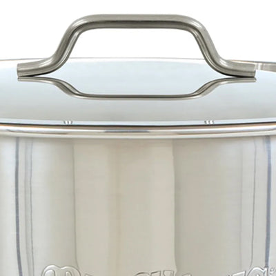 Bayou Classic 20 Qt Economy Stainless Steel Kettle Stock Pot w/ Domed Lid (Used) - VMInnovations