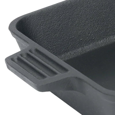 Bayou Classic 8x8 Inch Pre Seasoned Cast Iron Cake Pan Casserole Bakeware (Used) - VMInnovations
