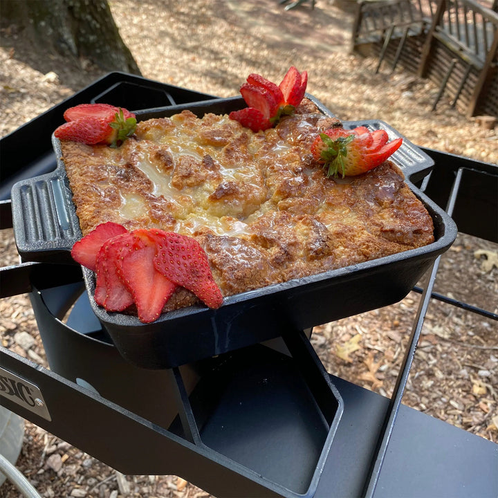 Bayou Classic 8x8 Inch Pre Seasoned Cast Iron Cake Pan Casserole Bakeware Dish