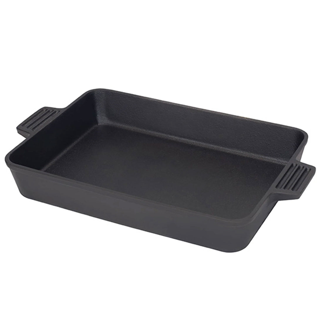 Bayou Classic 9x13" Pre-Seasoned Cast Iron Cake Pan Casserole Dish (Used) - VMInnovations