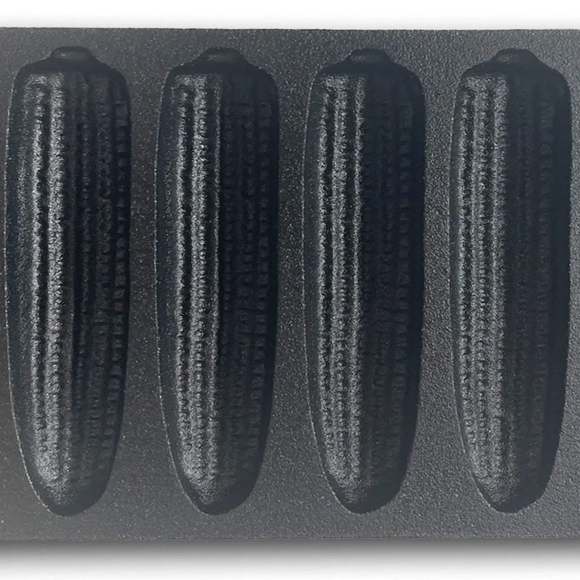 Bayou Classic 12"x5" Heavy Duty Cast Iron Pan w/7 Molds, Black (Open Box) - VMInnovations