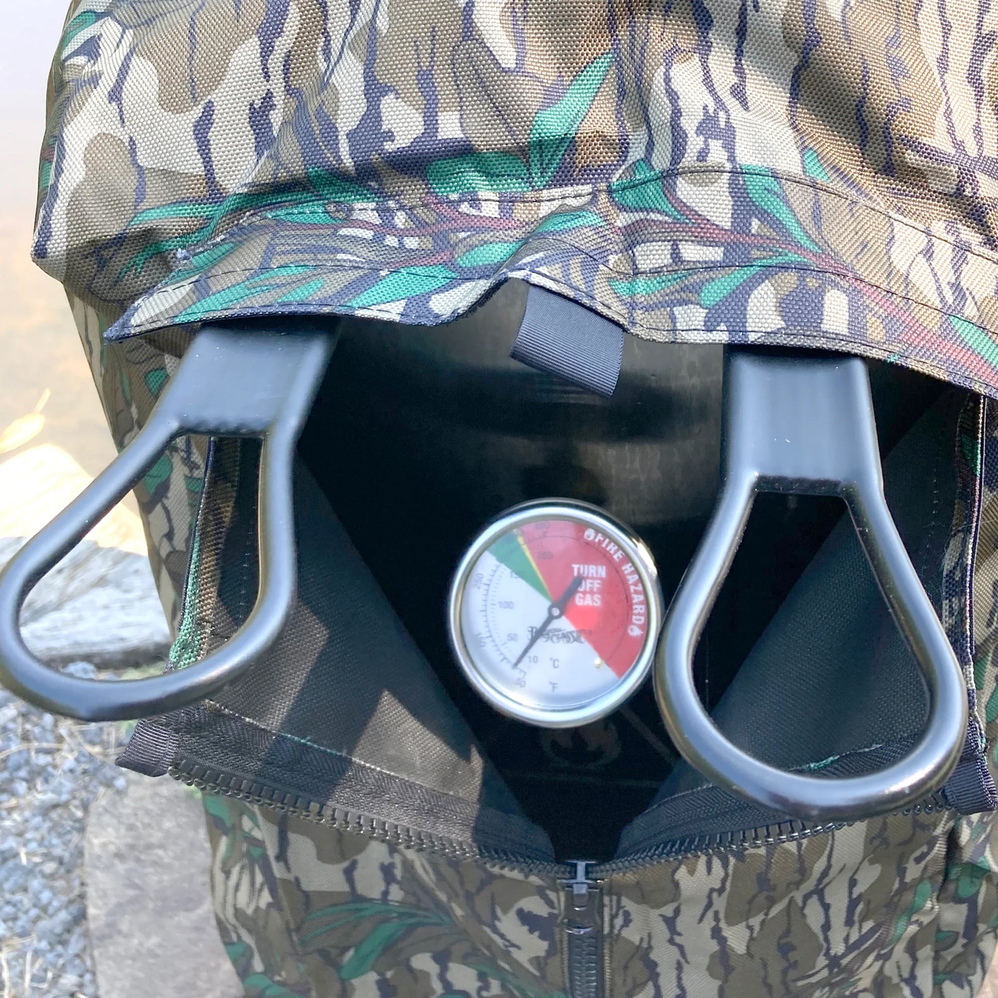 Bayou Classic Fitted Fryer Cover for 700-701 4 Gal. Fryer, Mossy Oak (Open Box) - VMInnovations