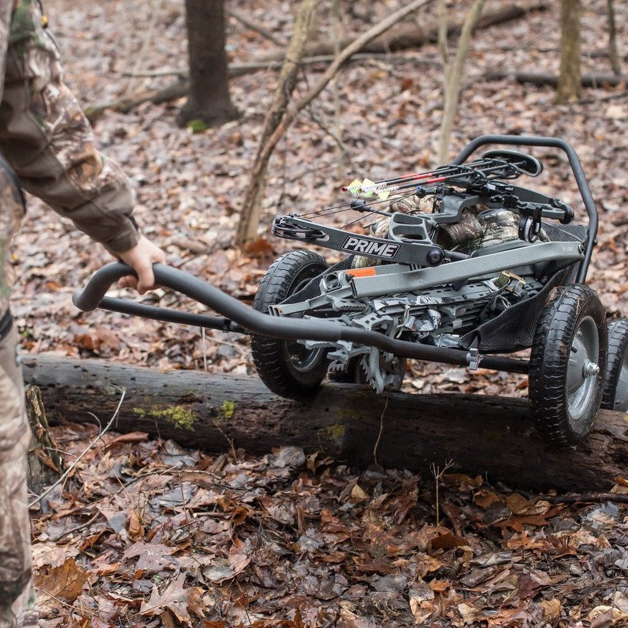 Hawk Crawler 500 Lb. Capacity Foldable Deer Game Cart, Flat Dark Earth (Used) - VMInnovations