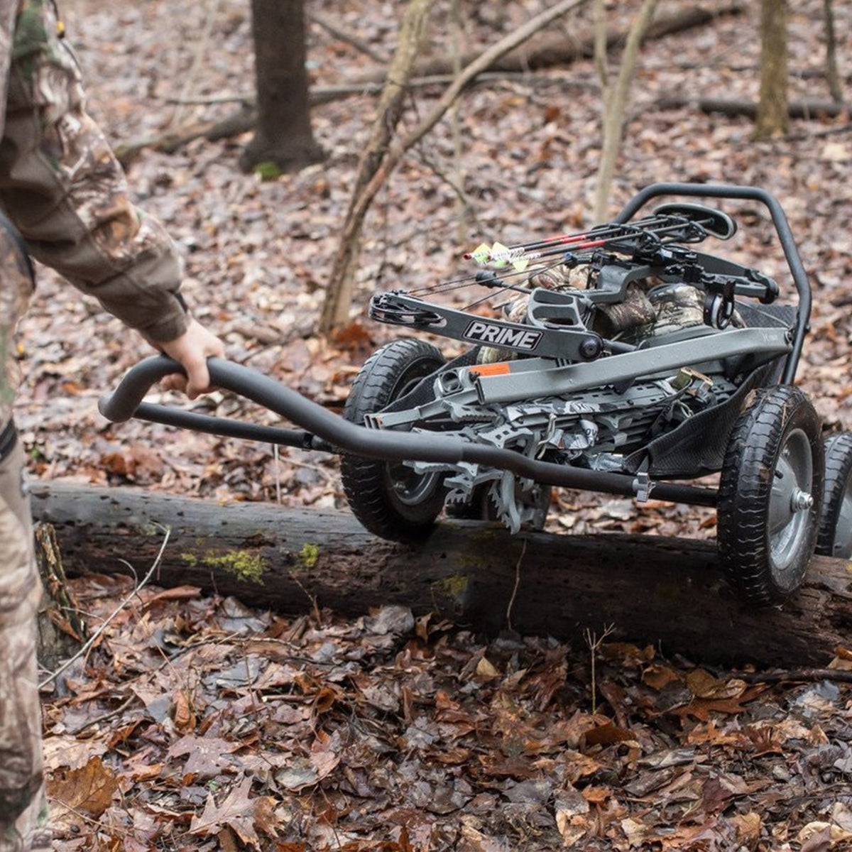 Hawk Crawler 500Lb. Capacity Foldable Game Cart, Flat Dark Earth (Open Box) - VMInnovations
