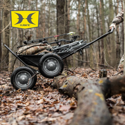 Hawk Crawler 500Lb. Capacity Foldable Game Cart, Flat Dark Earth (Open Box) - VMInnovations