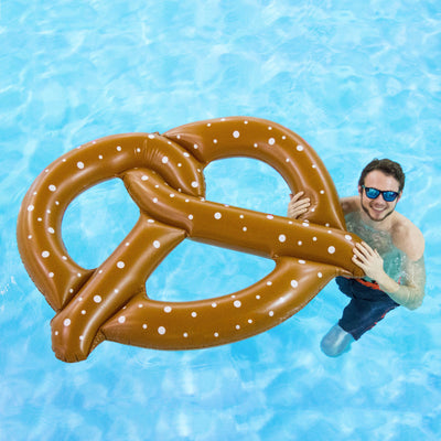 Swimline 60-Inch Giant Inflatable Pretzel Pool Float | 90640 (Open Box)