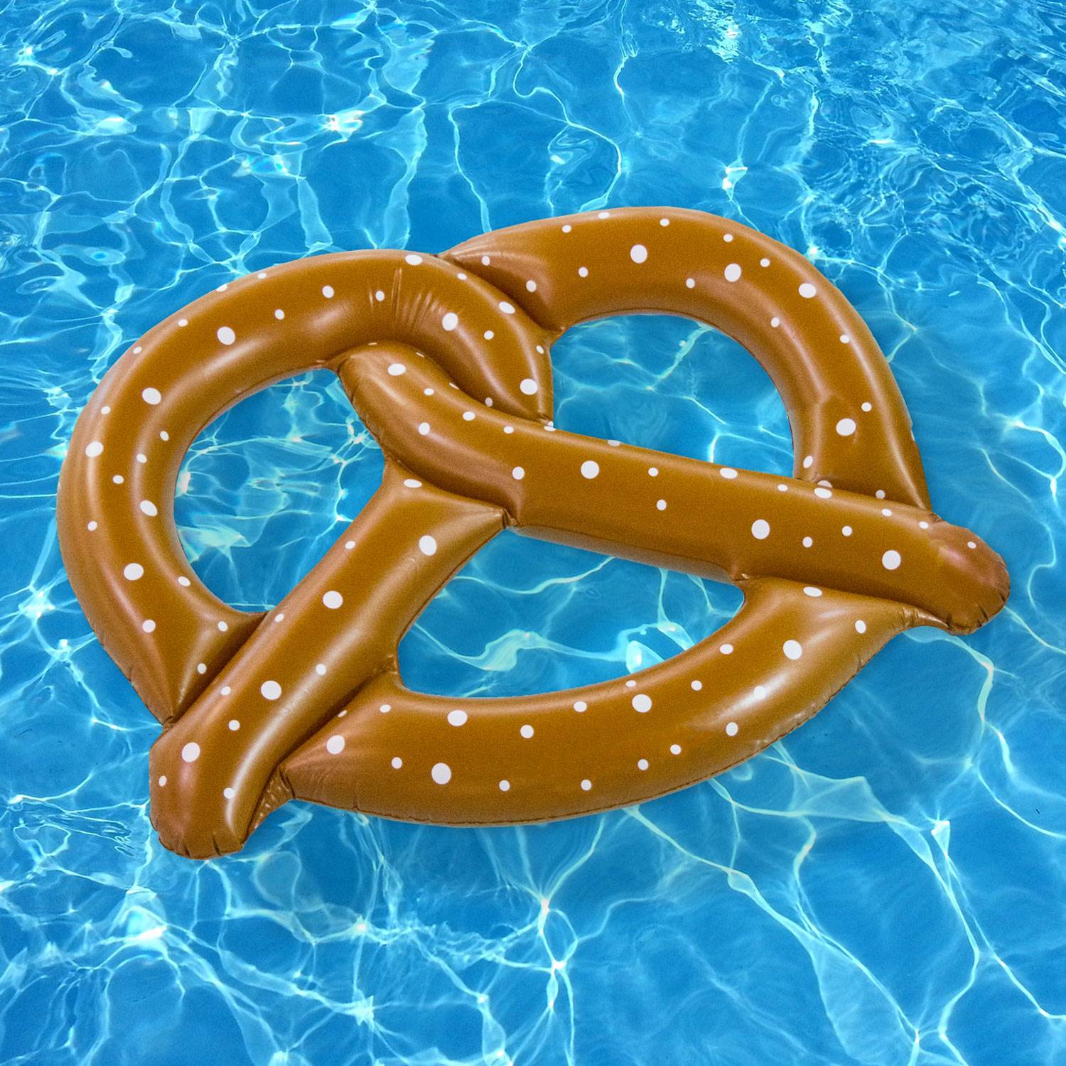 Swimline 60-Inch Giant Inflatable Pretzel Pool Float | 90640 (Open Box)