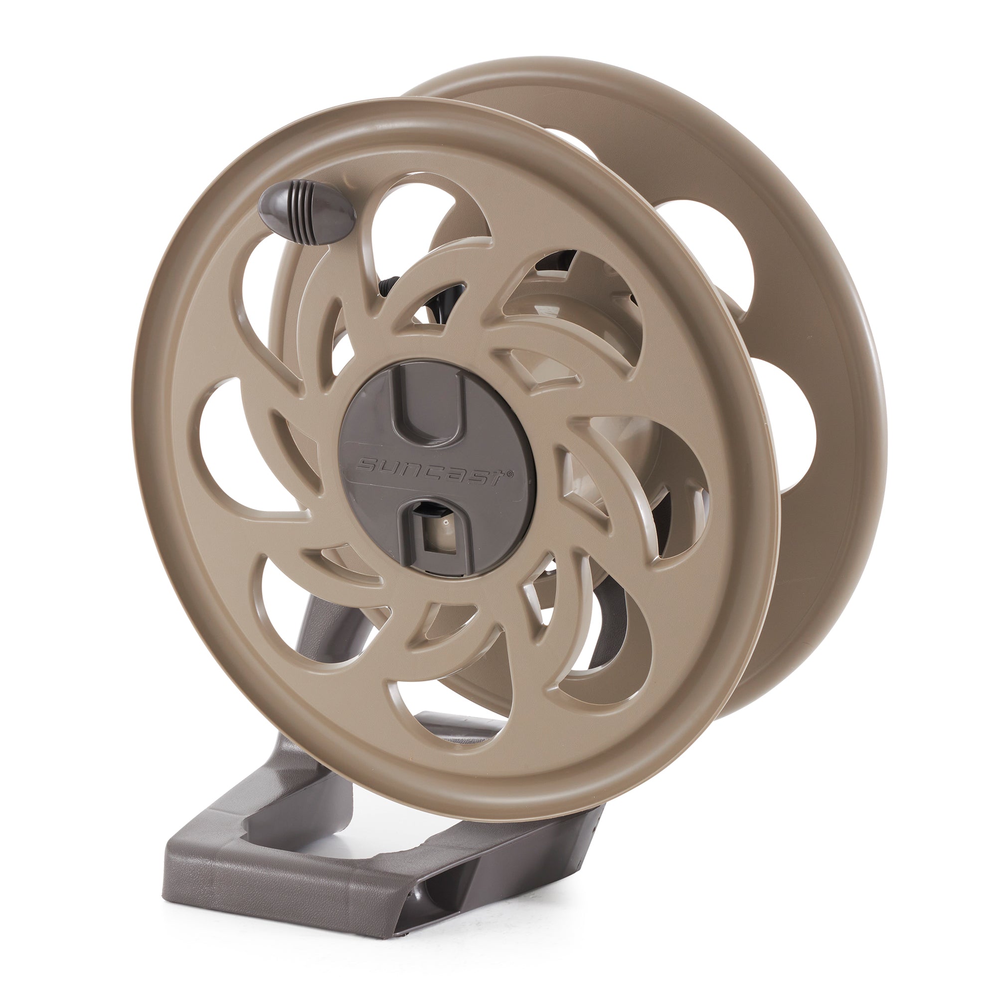 Suncast 125 Foot Wall Mounted Side Tracker 5/8 Inch Garden Hose Reel, (4 Pack) - VMInnovations