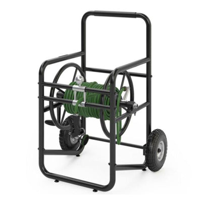 Suncast Professional Portable 200' Garden Hose Reel Wheeled Cart, Black (4 Pack)