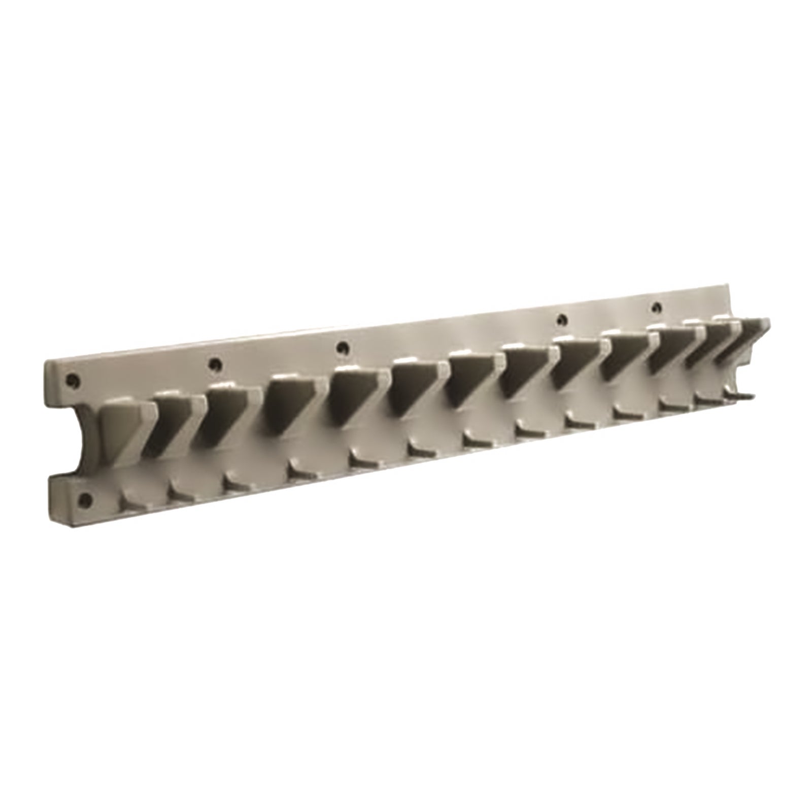 Suncast 2 Ft. Wall Mounted Garage Garden Hand Tool Organizer, Platinum (6 Pack) - VMInnovations