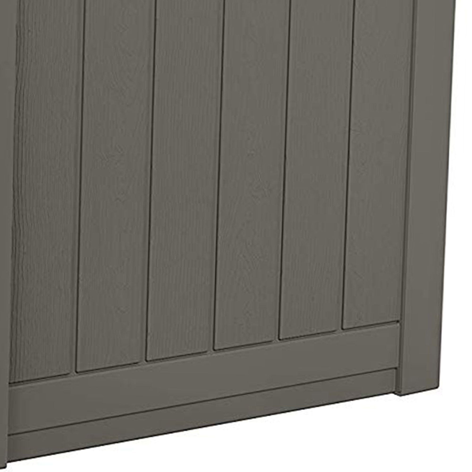 Suncast 22 gal Outdoor Patio Small Deck Chest Box w/Storage Seat, Stone (3 Pack) - VMInnovations