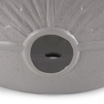Suncast 300 Foot Heavy Duty 5 Gallon Decorative Garden Hose Pot, Gray (8 Pack)