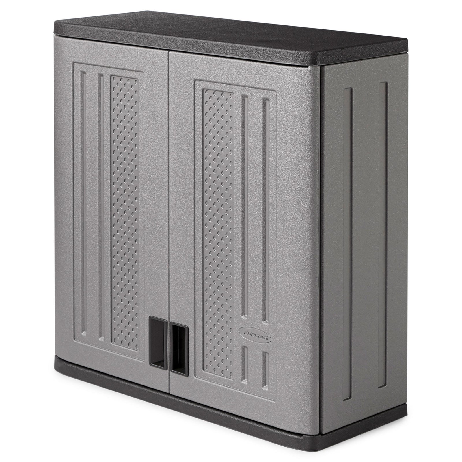Suncast Single Shelf Garage Wall Cabinet with Wall Mounted Hand Tool Organizer - VMInnovations