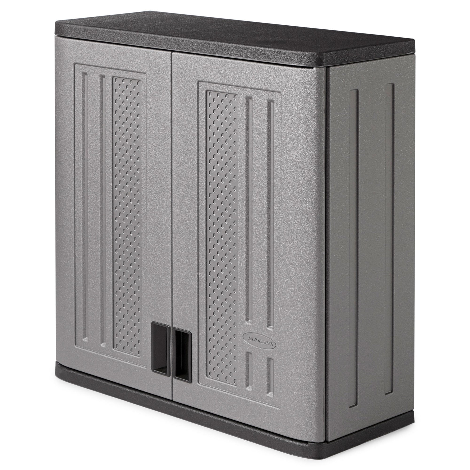 Suncast Single Shelf Garage Wall Cabinet with Wall Mounted Hand Tool Organizer - VMInnovations