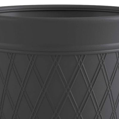 Suncast 14'' x 12" Decorative Hideaway Garden Hose Storage Pot, Gray (8 Pack) - VMInnovations