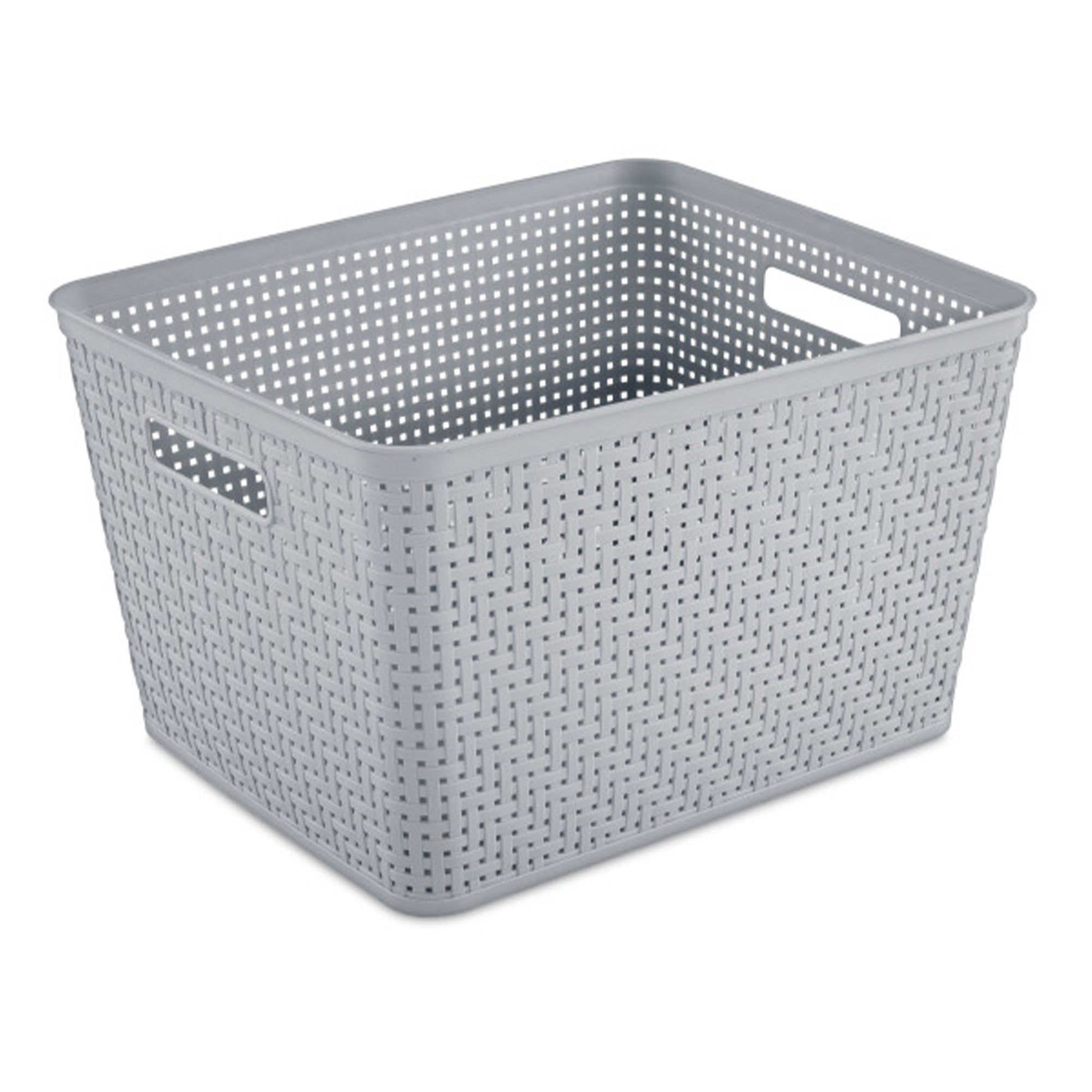 Sterilite 14"Lx8"H Woven Rectangular Tall Basket for Home Organization (6 Pack) - VMInnovations