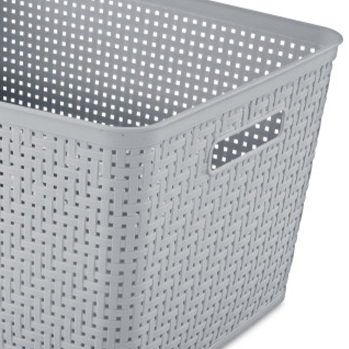 Sterilite 14"Lx8"H Woven Rectangular Tall Basket for Home Organization (12 Pack)