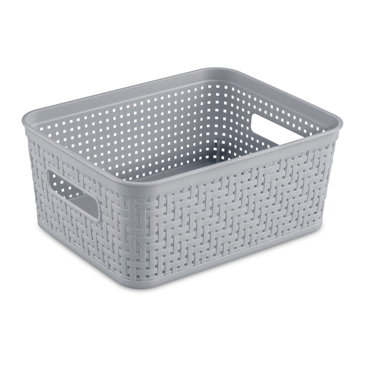 Sterilite 10x8x4.25 In Rectangular Short Basket for Home Organization (32 Pack) - VMInnovations