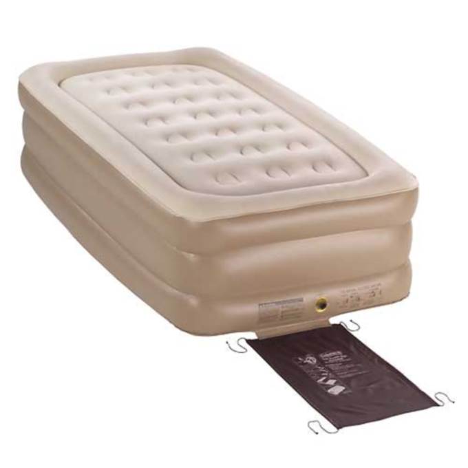 Coleman Double High Air Bed Mattress w/ Wrap 'N' Roll Storage | Queen (Used)