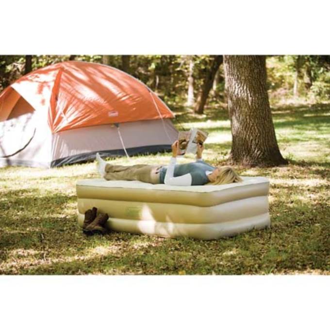 COLEMAN Double High Quickbed AirBed Mattress w/ Wrap 'N' Roll Storage (Open Box)