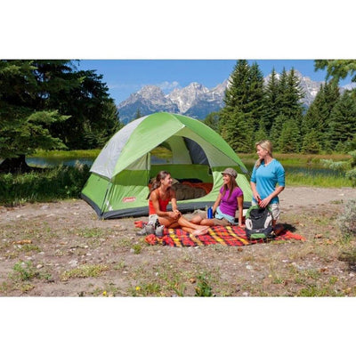 Coleman Sundome 6 Person Waterproof Camping Dome Tent w/ Rainfly (For Parts)