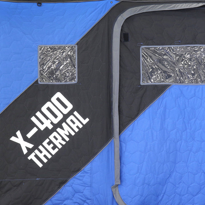 CLAM Portable 8 Ft 4 Person Pop Up Ice Fishing Thermal Shelter Tent (Open Box)