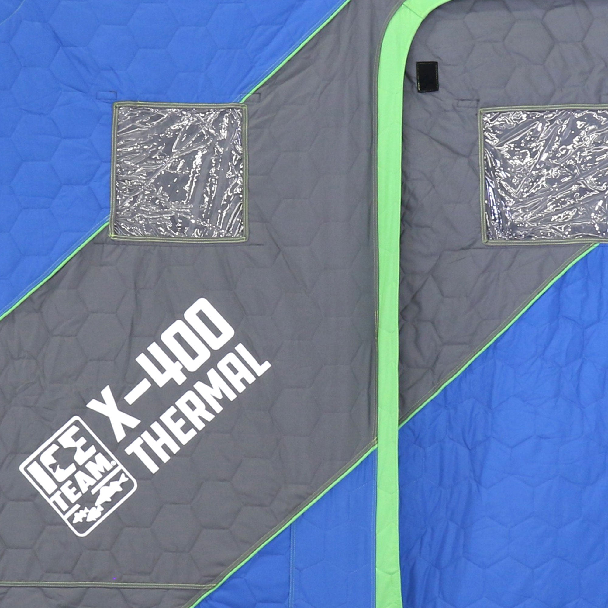 CLAM 8 Ft 4 Person Ice Team Thermal Hub Shelter w/Dimmable Light (Open Box) - VMInnovations