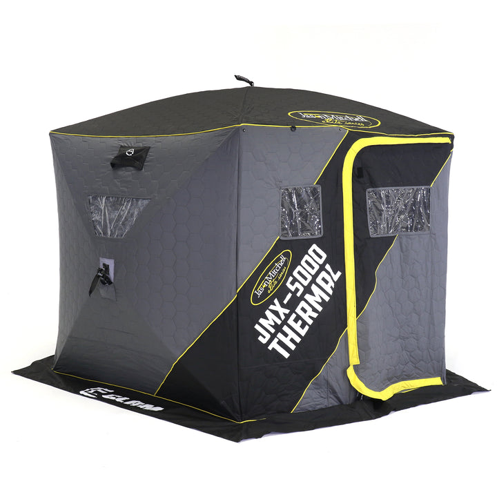 CLAM X5000 Portable 9 Ft 6 Person Ice Fishing Thermal Hub Shelter (Used) - VMInnovations