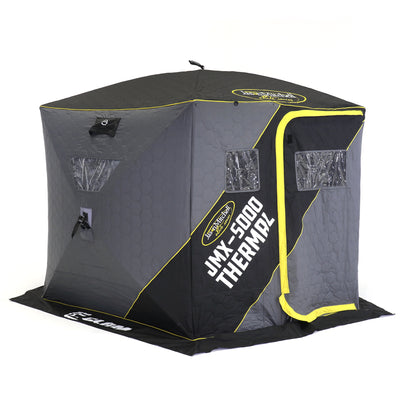CLAM Portable 9 Ft 6 Person Ice Fishing Thermal Hub Shelter (Open Box) - VMInnovations