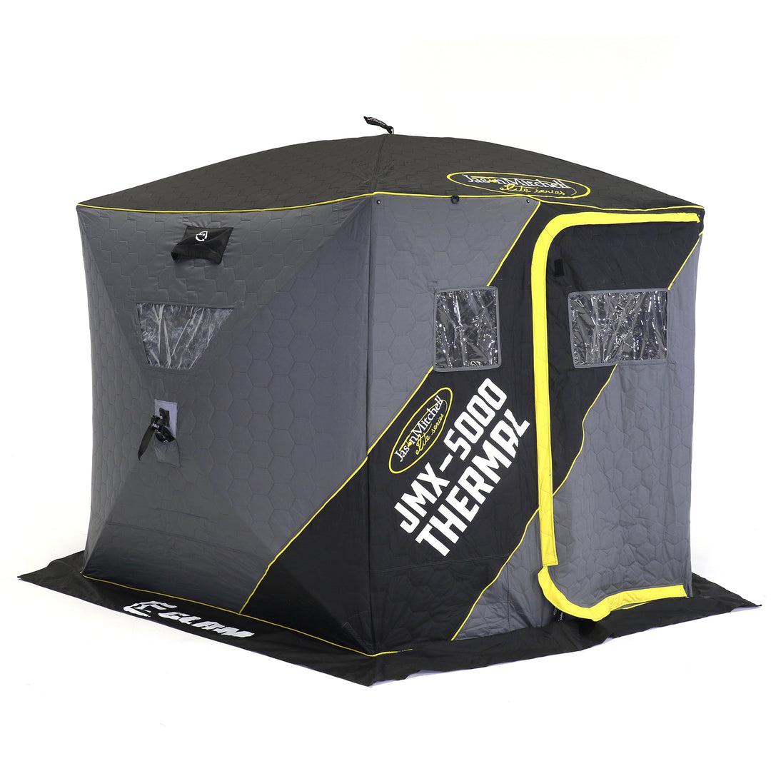 CLAM Portable 9 Ft 6 Person Ice Fishing Thermal Hub Shelter (Open Box)