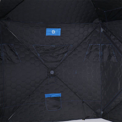 CLAM Portable 9 Ft 5 Person Ice Fishing Thermal Hub Shelter Tent (Open Box) - VMInnovations
