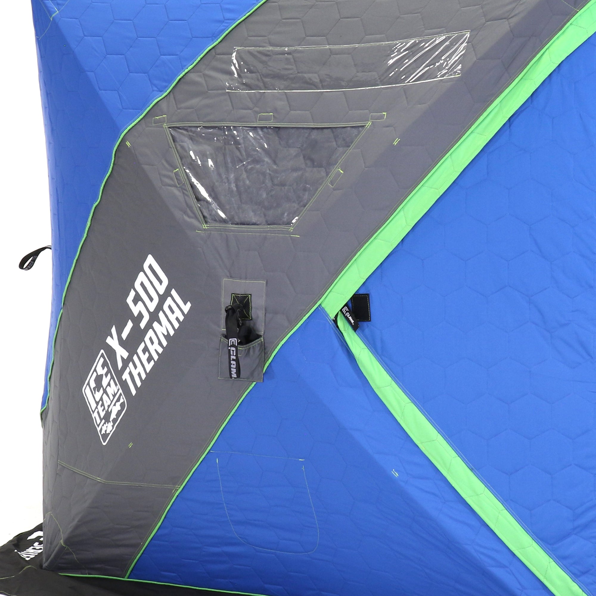 CLAM Portable 9 Ft 5 Person Ice Thermal Hub Shelter w/Dimmable Light (Open Box) - VMInnovations