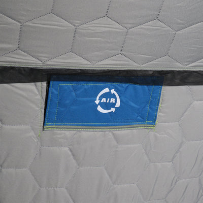 CLAM Portable 9 Ft 5 Person Ice Thermal Hub Shelter w/Dimmable Light (Open Box) - VMInnovations