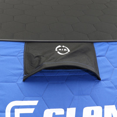 CLAM Portable 11.5 Ft 6 Person Pop Up Ice Fishing Thermal Hub Shelter Tent(Used)