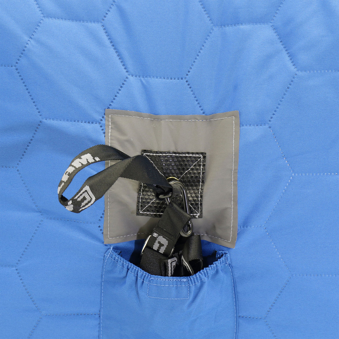 CLAM X-800 Portable 15'x8' 7 Person Pop Up Ice Fishing Thermal Shelter (Used)